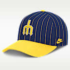 Seattle Mariners Cooperstown Rise Men's Nike MLB A-Frame Adjustable Hat