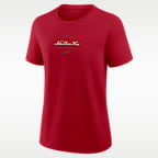 Playera Nike de la MLB para mujer 2026 All-Star Game Two-Hit Ring The Bell