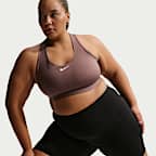 Nike Swoosh Medium Support Women's Padded Sports Bra (Plus Size)