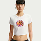 T-shirt slim court Nike Sportswear Chill Knit pour femme