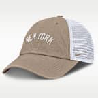 Gorra de rejilla Nike de la MLB ajustable para hombre New York Yankees Club