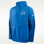 Detroit Lions Well Rounded Anorak Men's Nike NFL 1/2-Zip Hooded Jacket