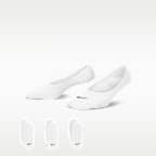 Damskie treningowe skarpety stopki Nike Everyday Lightweight (3 pary)