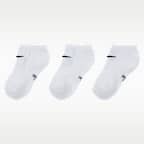 Nike Dri-FIT Performance Younger Kids' No-Show Socks (3 Pairs)