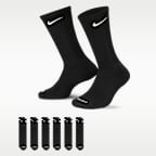 Nike Everyday Plus Cushioned Training Crew Socks (6 Pairs)