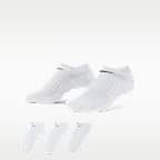 Nike Everyday Cushion-No-Show-træningsstrømper (3 par)