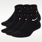 Nike Everyday Kids' Cushioned Ankle Socks (6 Pairs)