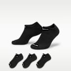 Calcetines invisibles de entrenamiento (3 pares) Nike Everyday Plus Cushion