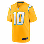Justin Herbert Los Angeles Chargers Men's Nike NFL Game Jersey - Gold