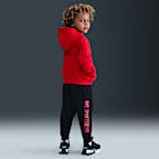 Conjunto de 2 piezas de sudadera con gorro de tejido Fleece ligero infantil Nike Glow With Me