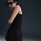 Nike Sportswear Collection damesshorts van keperstof met halfhoge taille