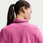 Polo de golf de manga larga Dri-FIT con protección contra los rayos UV para mujer Nike Tour