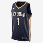 New Orleans Pelicans Icon Edition 2022/23 Men's Nike Dri-FIT NBA Swingman Jersey - College Navy