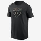 Cincinnati Reds Camo Men's Nike MLB T-Shirt - Black