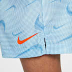 Conjunto de shorts de dos piezas con estampado Rhythm para niños talla pequeña Nike Dri-FIT