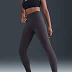 Nike Universa Leggings in voller Länge mit hohem Bund und ohne Frontnaht (Damen)