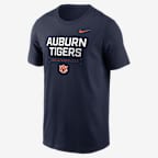 Auburn Courtside Basketball Men's Nike Dri-FIT College T-Shirt - Navy