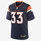 Javonte Williams Denver Broncos Men's Nike NFL Game Football Jersey - Navy