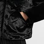 ナイキ スポーツウェア エッセンシャル ウィメンズ ルーズ プリント フェイクファー ジャケット