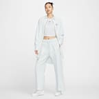 大坂 なおみ ウィメンズ ハイウエスト ルーズ ニット パンツ