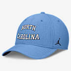 North Carolina Classic Swooshflex Men's Jordan Brand Dri-FIT College Hat - Light Blue