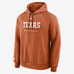 Texas Courtside Basketball Practice Men's Nike Dri-FIT Pullover Hoodie - Burnt Orange
