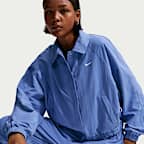 Chamarra de coach oversized para mujer Nike Sportswear