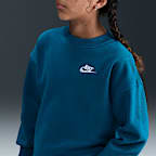 Nike Sportswear Club Fleece Big Kids' Oversized Sweatshirt