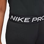 Nike Pro Girls' Dri-FIT Shorts (Extended Size)