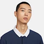 Nike Club Fleece Men's Long-Sleeve Fleece Polo