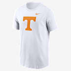 Playera universitaria Nike para hombre Tennessee Volunteers Primetime Logo - Blanco