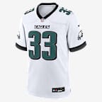 Jersey Nike de la NFL Game para hombre Cooper DeJean Philadelphia Eagles - Blanco