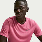 Playera de correr de manga corta Dri-FIT UV para hombre Nike Miler
