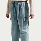 Pants cargo de denim para niños talla grande Nike Sportswear Collection