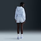 Sudadera con gorro holgada cropped de cierre completo para mujer Nike Sportswear Phoenix Fleece