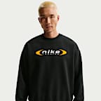 Sudadera de correr de cuello redondo Dri-FIT para hombre Nike Retro
