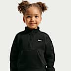 Nike Sportswear Toddler Studio Fleece Half-Zip and Pants Set - Black