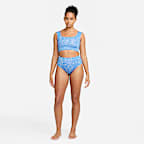 Calzón bikini sexy de cintura alta y doble vista para mujer Nike Adventure