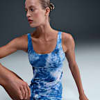 Boardshort de tiro alto para mujer Nike Swim