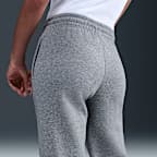Pants de tiro medio con dobladillo abierto para mujer Nike Sportswear Phoenix Fleece