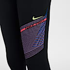 Nike Pro Girls' Dri-FIT Mid-Rise Leggings