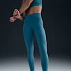 Leggings tiro alto de 7/8 con bolsillos para mujer Nike One