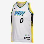 Tyrese Haliburton Indiana Pacers 2024/25 City Edition Big Kids' Nike Dri-FIT NBA Swingman Jersey