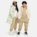 Nike Sportswear Icon Fleece EasyOn 大童寬鬆慢跑長褲