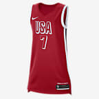 Jersey de básquetbol Nike Dri-FIT unisex Kahleah Cobre Team USA USAB Limited Road - Rojo