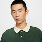 NikeCourt Men's Heritage Tennis Long-Sleeve Polo