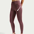 Leggings de correr de tiro alto de 7/8 para mujer Nike Tempo Swoosh Run