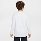 Playera de entrenamiento de manga larga Dri-FIT para niño talla grande Nike Pro Warm