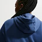 Sudadera con gorro sin cierre Nike Sportswear para mujer Club Fleece (talla grande)