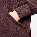 Sudadera con gorro sin cierre oversized para mujer Nike Sportswear Plush